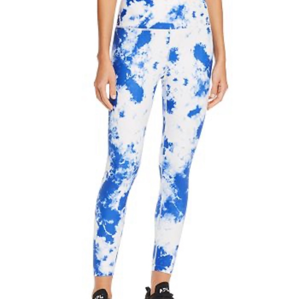 Aqua Leggings Tie Dye Small NWOT
